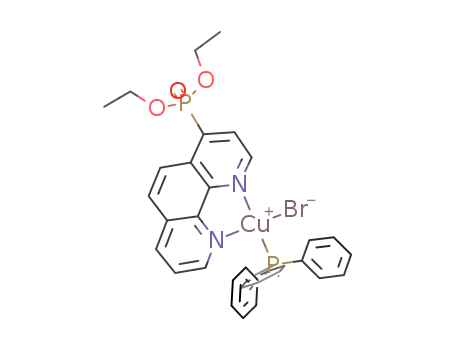 CuI(diethyl (1,10-phenanthrolin-4-yl)phosphonate)(triphenylphosphine)bromide