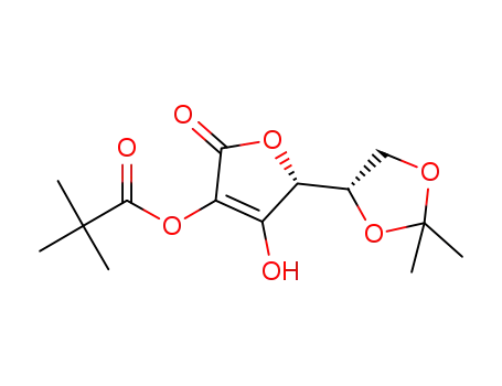(R)-5-((S)-2,2-dimethyl-1,3-dioxolan-4-yl)-4-hydroxy-2-oxo-2,5-dihydrofuran-3-yl pivalate