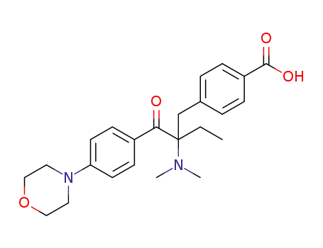 (2-dimethylamino-1-(4-morpholinophenyl)-2-(4-carboxyphenylmethyl)butan-1-one)