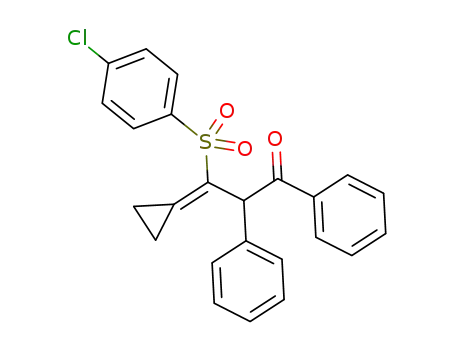 3-(4-chlorophenylsulfonyl)-3-cyclopropylidene-1,2-diphenylpropan-1-one