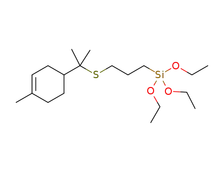 (3-((2-(4-methylcyclohex-3-en-1-yl)propan-2-yl)thio)propyl)triethoxysilane