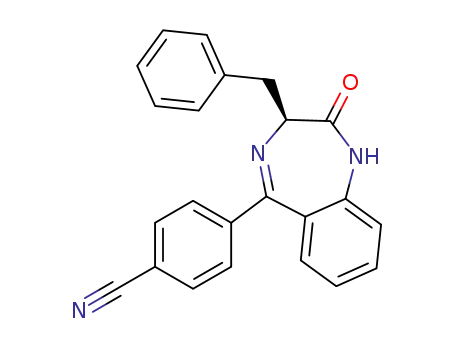 (S)-4-(3-benzyl-2-oxo-2,3-dihydro-1H-benzo[e][1,4]diazepin-5-yl)benzonitrile