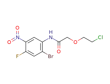 N-(2-bromo-4-fluoro-5-nitrophenyl)-2-(2-chloroethoxy)acetamide