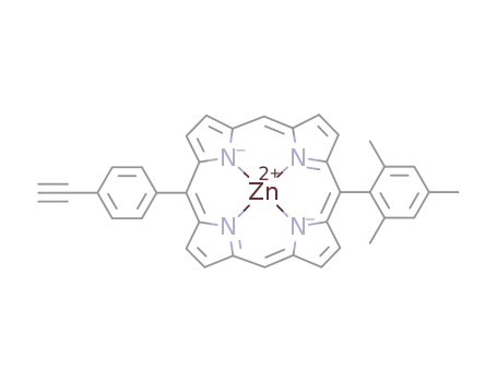 zinc(II)-5-(4-ethynylphenyl)-15-(2,4,6-trimethylphenyl)porphyrin