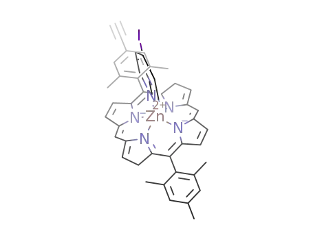 [(zinc(II)-5-(4-ethynylphenyl)-15-(2,4,6-trimethylphenyl)porphyrin)(4-iodopyridine)]
