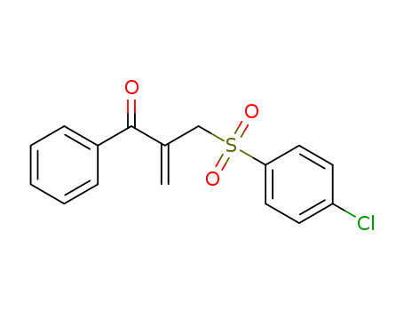 2-(((4-chlorophenyl)sulfonyl)methyl)-1-phenylprop-2-en-1-one