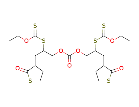 bis(2-((ethoxycarbonothioyl)thio)-3-(2-oxotetrahydrothiophen-3-yl)propyl) carbonate
