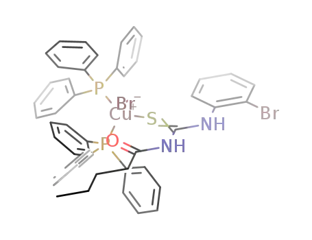 {N-[(2-bromophenyl)carbamothioyl]pentanamide}-[bis(triphenylphosphine)]copper(I) bromide