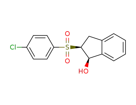 (1R,2S)-2-((4-chlorophenyl)sulfonyl)-2,3-dihydro-1H-inden-1-ol