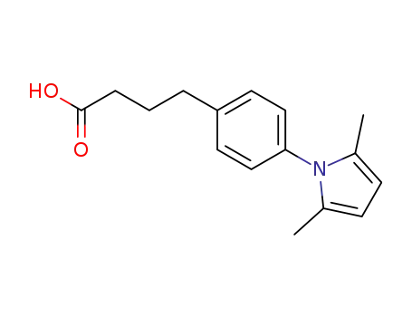 4-(4-(2,5-dimethyl-1H-pyrrol-1-yl)phenyl)butanoic acid