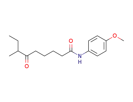 N-(4-methoxyphenyl)-7-methyl-6-oxononanamide