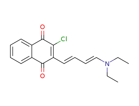 2-chloro-3-(4-diethylamino-buta-1,3-dienyl)-[1,4]naphthoquinone