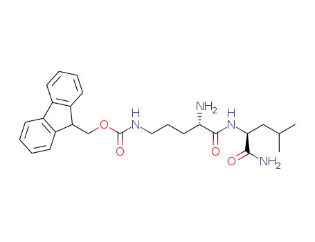 (9H-fluoren-9-yl)methyl ((S)-4-amino-5-(((S)-1-amino-4-methyl-1-oxopentan-2-yl)amino)-5-oxopentyl)carbamate