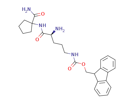 (S)-(9H-fluoren-9-yl)methyl (4-amino-5-((1-carbamoylcyclopentyl)amino)-5-oxopentyl)carbamate