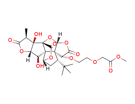 10-O-(methoxyformylmethoxyethyl)ginkgolide B