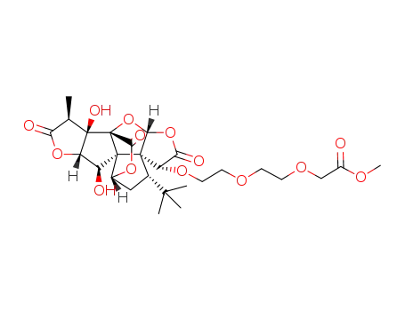 10-O-(methoxyformylmethoxyethoxyethyl)ginkgolide B