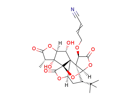 10-O-(3-cyanoallyl)ginkgolide B