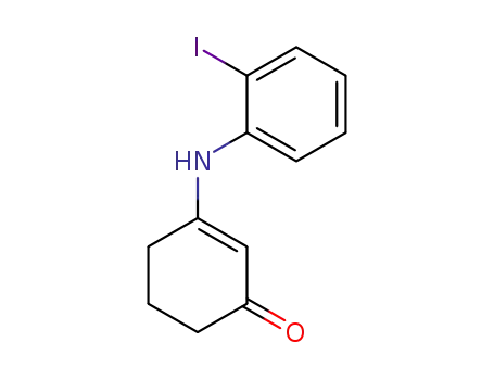 Molecular Structure of 85239-68-5 (2-Cyclohexen-1-one, 3-[(2-iodophenyl)amino]-)