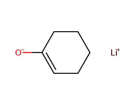 Molecular Structure of 21300-30-1 (1-Cyclohexen-1-ol, lithium salt)