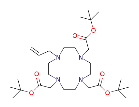 tri-tert-butyl 2,2',2"-(10-allyl-1,4,7,10-tetraazacyclododecane-1,4,7-triyl)triacetate