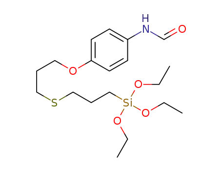 N-(4-(3-((3-triethoxysilyl)propylthio)propoxy)phenyl)formamide