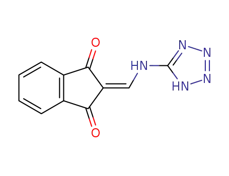 2-<(1H-tetrazol-5-ylamino)methylene>-1,3-indandione