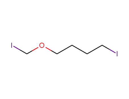 Molecular Structure of 112539-39-6 (Butane, 1-iodo-4-(iodomethoxy)-)