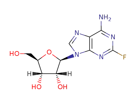 Molecular Structure of 146-78-1 (2-Fluoroadenosine)