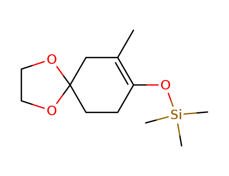 1'-<(trimethylsilyl)oxy>-2'-methylspiro<1,3-dioxolane-2,4'-cyclohexene>