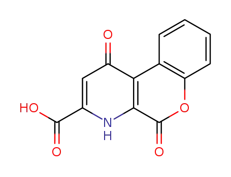 1,5-dihydro-1,5-dioxo-4H-1-benzopyrano[3,4-b]pyridine-3-carboxylic acid