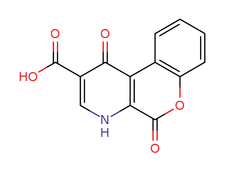 1,5-dihydro-1,5-dioxo-4H-1-benzopyrano[3,4-b]pyridine-2-carboxylic acid
