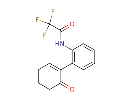 Molecular Structure of 78839-84-6 (Acetamide, 2,2,2-trifluoro-N-[2-(6-oxo-1-cyclohexen-1-yl)phenyl]-)