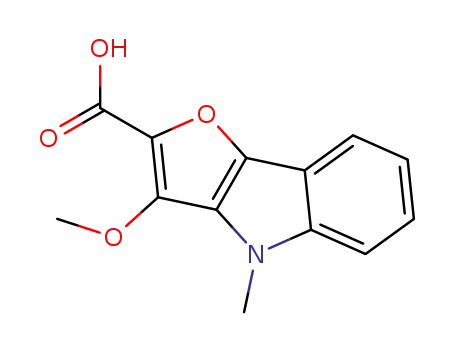 3-methoxy-4-methyl-4H-furo<3,2-b>indole-2-carboxylic acid
