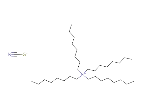 Molecular Structure of 66091-57-4 (1-Octanaminium, N,N,N-trioctyl-, thiocyanate)