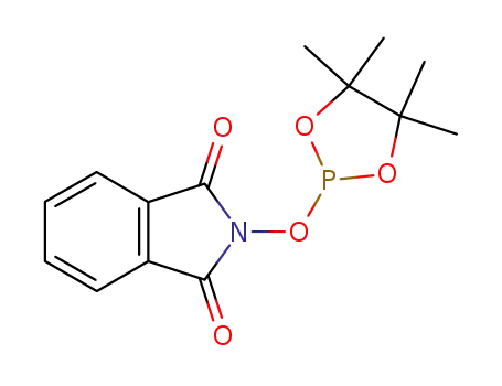 Molecular Structure of 138624-13-2 (1H-Isoindole-1,3(2H)-dione,
2-[(4,4,5,5-tetramethyl-1,3,2-dioxaphospholan-2-yl)oxy]-)