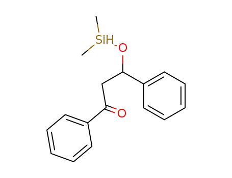 3-(dimethylsiloxy)-1,3-diphenyl-1-propanone