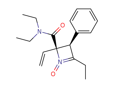 (2R,3R)-4-Ethyl-1-oxy-3-phenyl-2-vinyl-2,3-dihydro-azete-2-carboxylic acid diethylamide