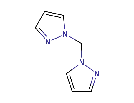 Molecular Structure of 27258-04-4 (1H-Pyrazole,1,1'-methylenebis-)