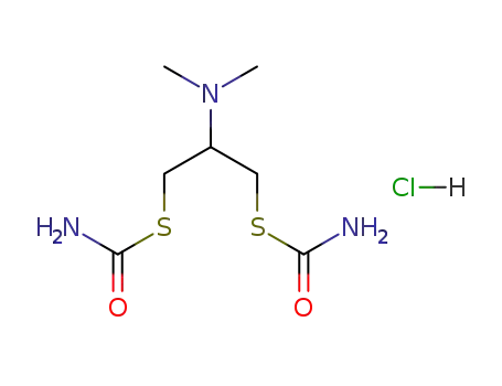 1,3-Bis(carbamoylthio)-2-(N,N-dimethylamino)-propane hydrochloride