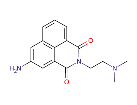 Molecular Structure of 69408-81-7 (Amonafide)
