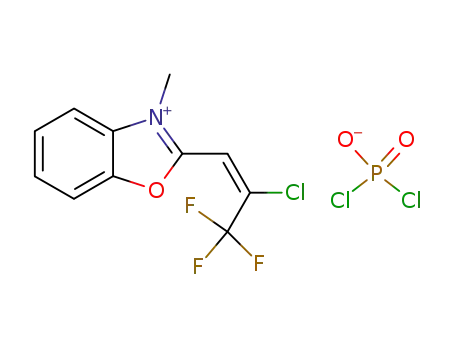 2-((E)-2-Chloro-3,3,3-trifluoro-propenyl)-3-methyl-benzooxazol-3-ium; GENERIC INORGANIC ANION