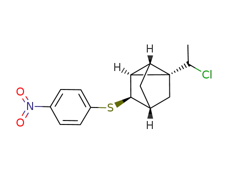 (1S,2S,3R,4R,6R)-1-(1-Chloro-ethyl)-3-(4-nitro-phenylsulfanyl)-tricyclo[2.2.1.02,6]heptane