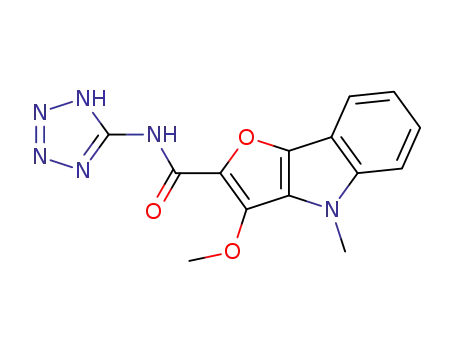 3-Methoxy-4-methyl-N-(1H-tetrazol-5-yl)-4H-furo[3,2-b]indole-2-carboxamide