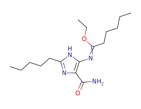 2-n-pentyl-4-(n-pentylethoxymethylene)-aminoimidazole-5-carboxamide