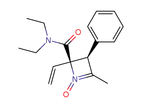 (2R,3R)-4-Methyl-1-oxy-3-phenyl-2-vinyl-2,3-dihydro-azete-2-carboxylic acid diethylamide
