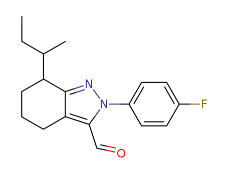 7-sec-Butyl-2-(4-fluoro-phenyl)-4,5,6,7-tetrahydro-2H-indazole-3-carbaldehyde