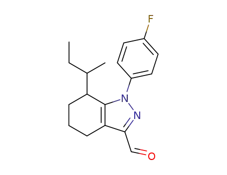 7-sec-Butyl-1-(4-fluoro-phenyl)-4,5,6,7-tetrahydro-1H-indazole-3-carbaldehyde