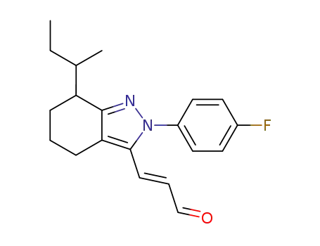 (E)-3-[7-sec-Butyl-2-(4-fluoro-phenyl)-4,5,6,7-tetrahydro-2H-indazol-3-yl]-propenal