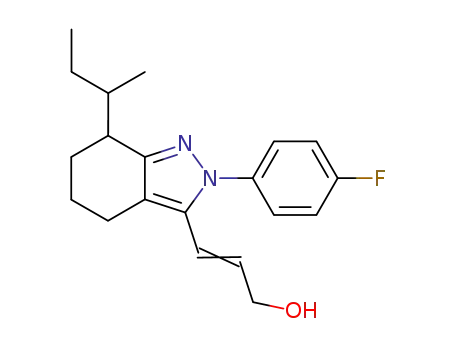 (E)-3-[7-sec-Butyl-2-(4-fluoro-phenyl)-4,5,6,7-tetrahydro-2H-indazol-3-yl]-prop-2-en-1-ol