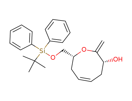 3(R),8(R)-8-[[(tert-butyldiphenylsilyl)oxy]methyl]-3-hydroxy-2-methylene-3,4,7,8-tetrahydro-(2H)-oxocin